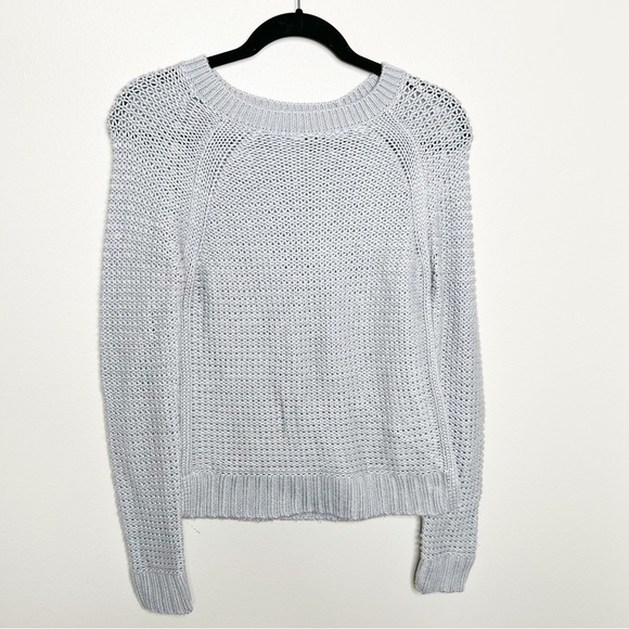 Banana Republic Gray Knit Crewneck Sweater Size XS Women’s - Picture 1 of 3